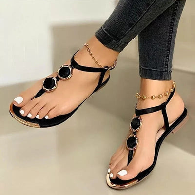 Women's Flat Sandals Summer Beach Shoes Seasia