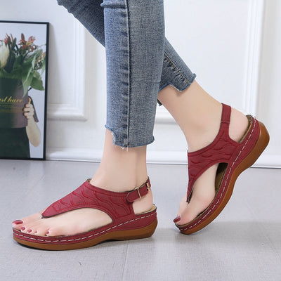 Casual Wedge Flip Flop Sandals Seasia