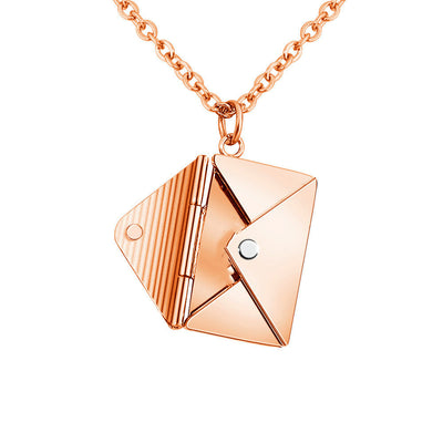 Love Letter Envelope Pendant Necklace Seasia