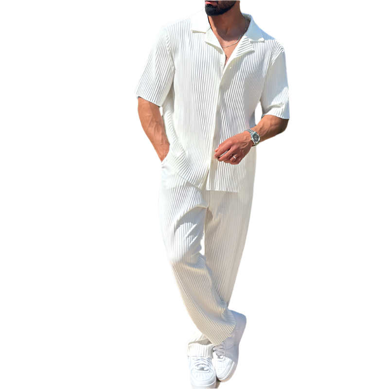 Sports Men Suit Fashion Casual Two Piece Set Seasia