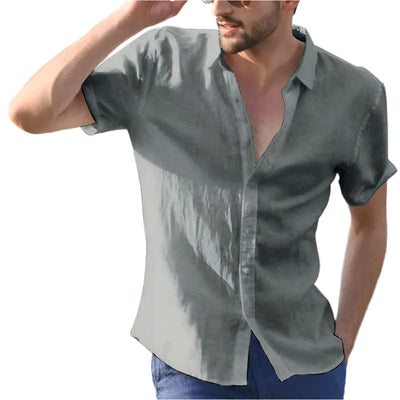 Men’s Summer Casual Button Shirt Seasia