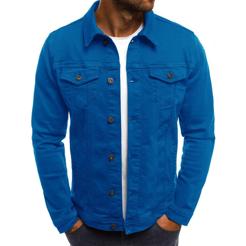 Casual Men’s Denim Jacket Shirt Seasia