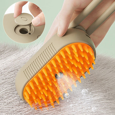 3-in-1 Steam Pet Grooming Brush Seasia