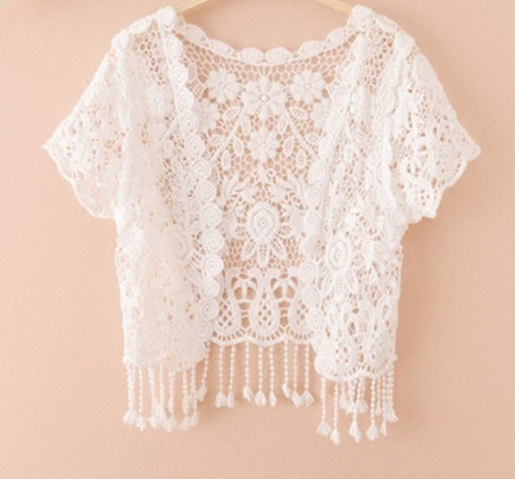 Lightweight Embroidered Sun Cardigan Seasia