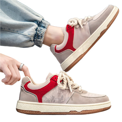 Men’s Lace-Up Casual Sneakers Seasia