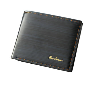 Men's Wallet Short Wallet Glossy Wallet Seasia