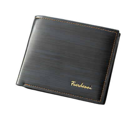 Men's Wallet Short Wallet Glossy Wallet Seasia