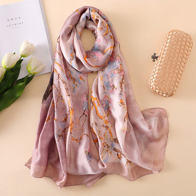 Luxury Rayon Silk Scarf Seasia