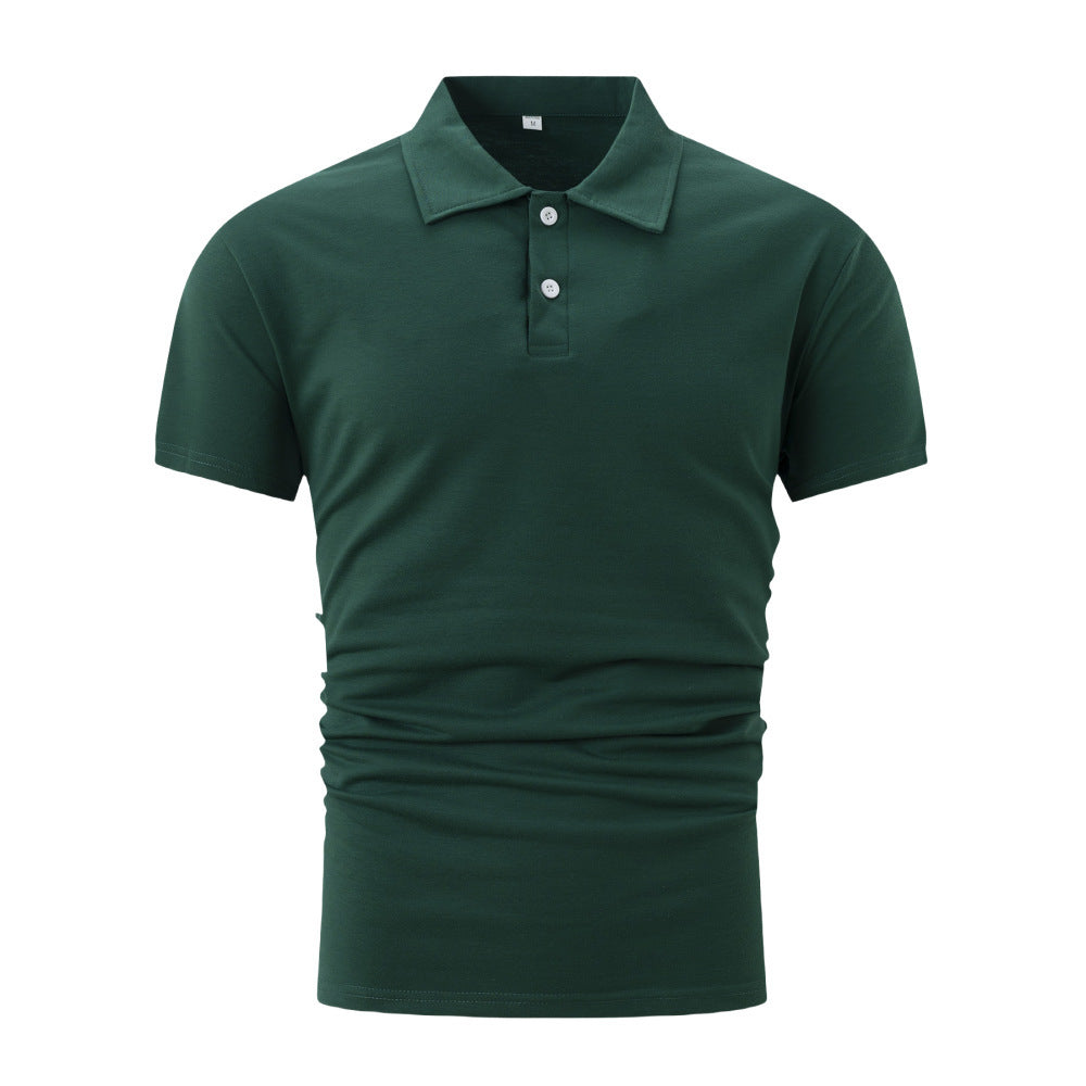 Men Summer Solid Polo Shirt Seasia
