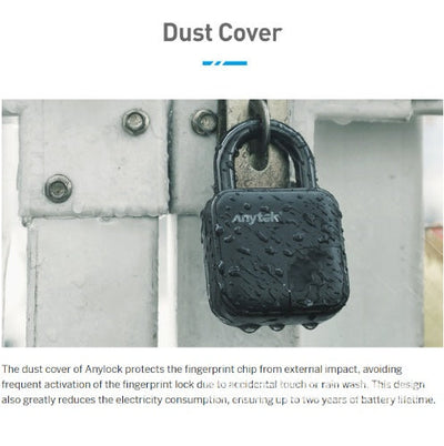 Waterproof Fingerprint Smart Padlock Seasia