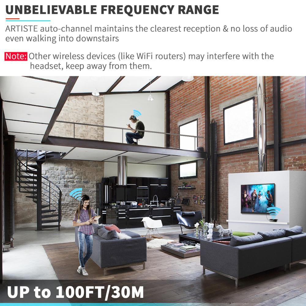 Wireless Headphones On-ear Bass Headphones for TV Seasia