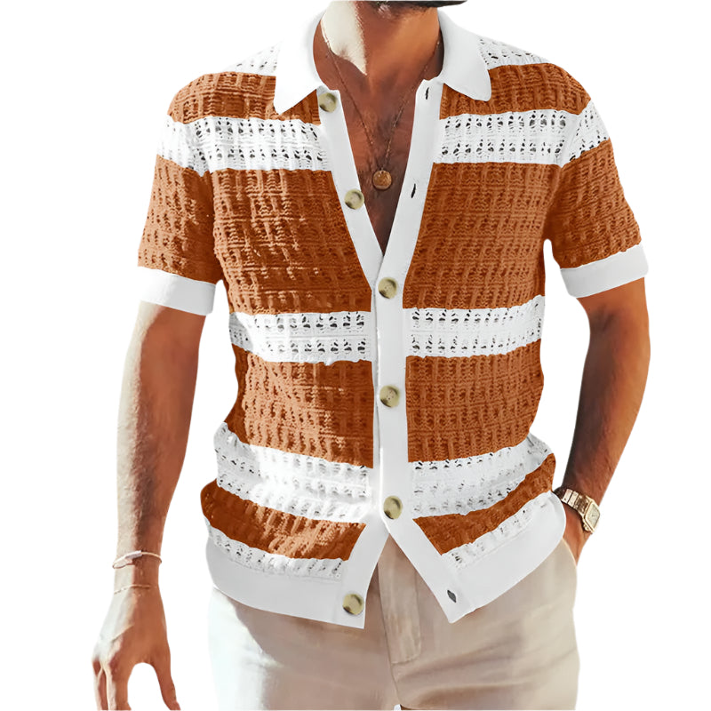 Men’s Luxury Knitted Polo Shirt Seasia