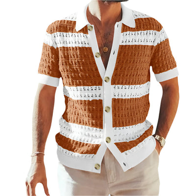 Men’s Luxury Knitted Polo Shirt Seasia