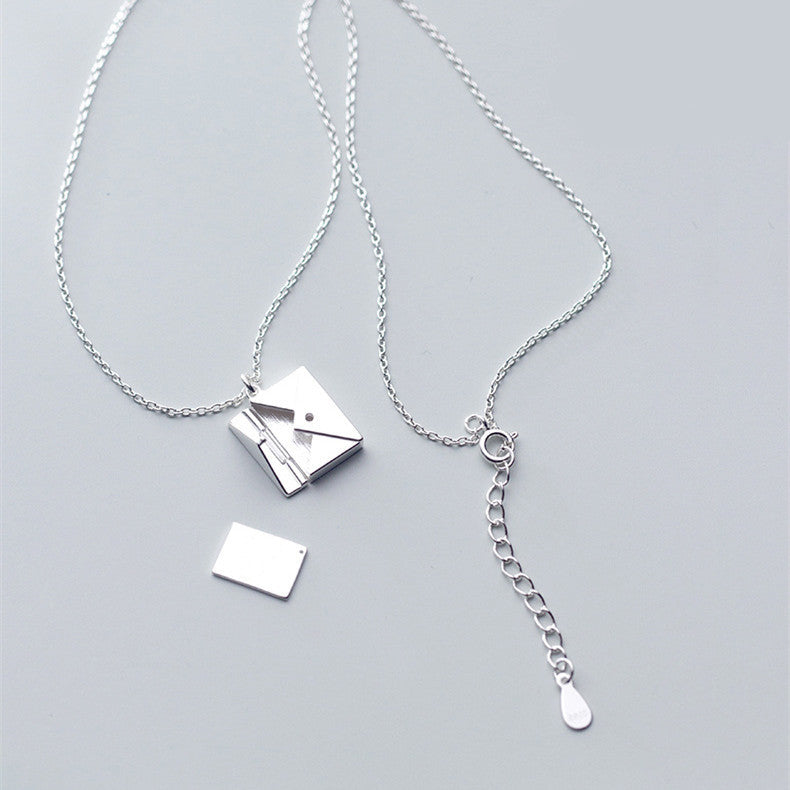 Love Letter Envelope Pendant Necklace Seasia