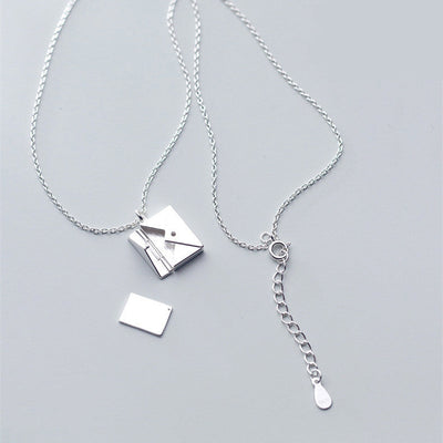 Love Letter Envelope Pendant Necklace Seasia