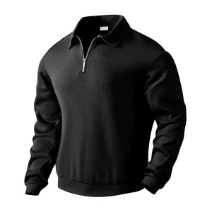 Men’s Jacquard Half-Zip Sweatshirt Seasia