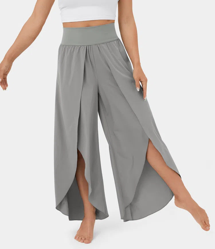 High Waist Split Yoga Pants Seasia