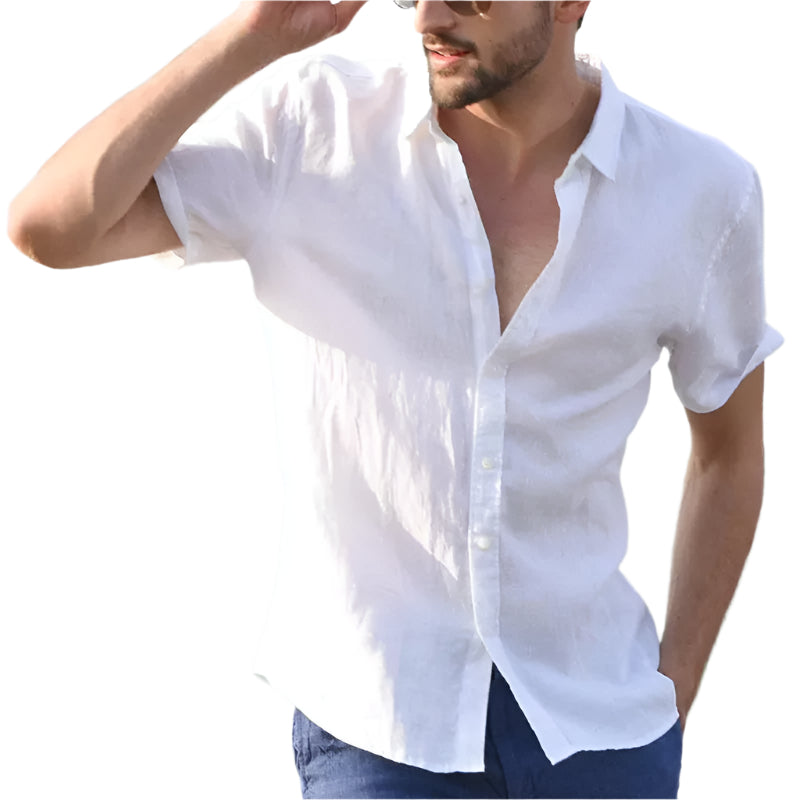 Men’s Summer Casual Button Shirt Seasia