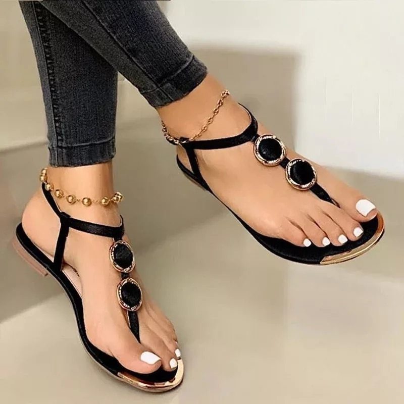 Women's Flat Sandals Summer Beach Shoes Seasia