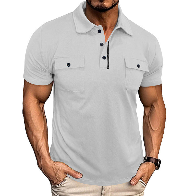 Men’s Summer Polo Shirt with Pockets Seasia
