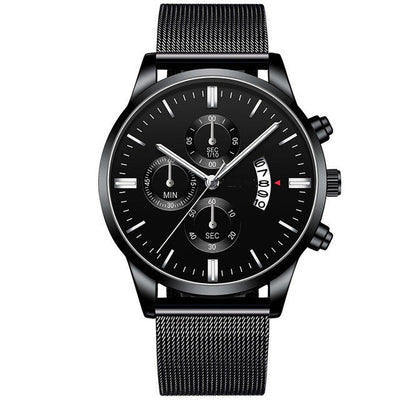Men’s Luxury Mesh Band Quartz Watch Seasia