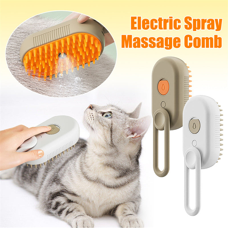 3-in-1 Steam Pet Grooming Brush Seasia