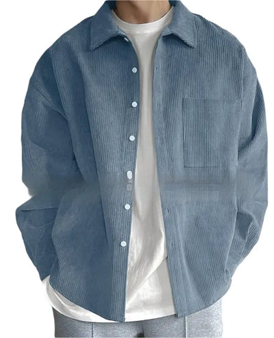 Men’s Corduroy Long-Sleeve Shirt Seasia