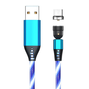 540° Rotating LED Magnetic Charging Cable Seasia