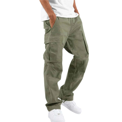 Men's Workwear Drawstring Multi-Pocket Casual Pants Seasia