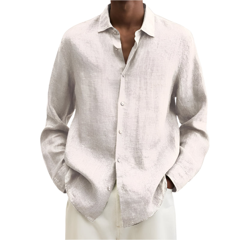 Men’s Long Sleeve Lapel Shirt Seasia