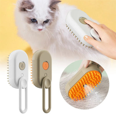 3-in-1 Steam Pet Grooming Brush Seasia