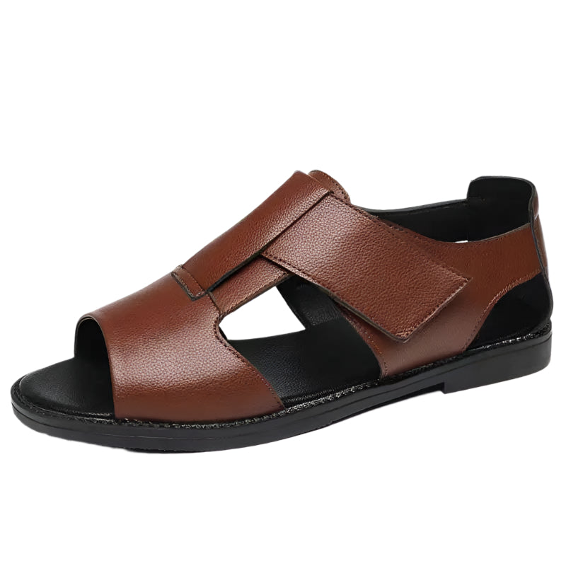Men's Roman Style Leather Beach Sandals Seasia