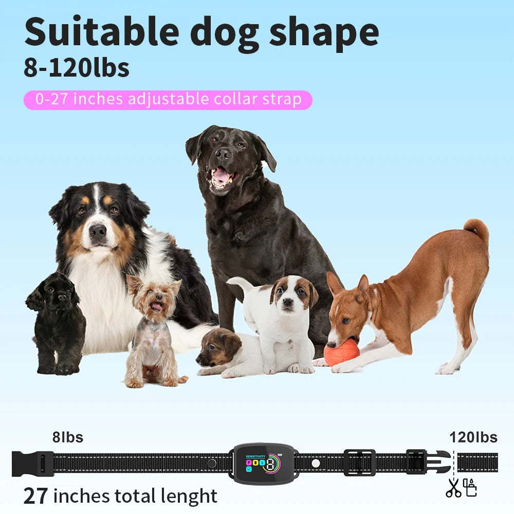 Smart Anti-Bark Dog Collar Rechargeable Seasia