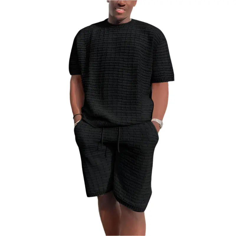 Men’s Summer Hippie Shirt & Short Set Seasia