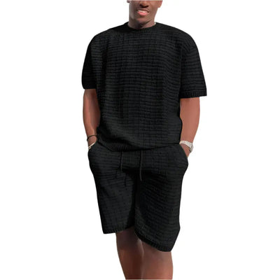 Men’s Summer Hippie Shirt & Short Set Seasia