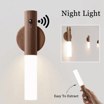 USB Magnetic LED Night Light – Motion Sensor Wireless Wall Lamp Seasia