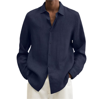 Men’s Long Sleeve Lapel Shirt Seasia