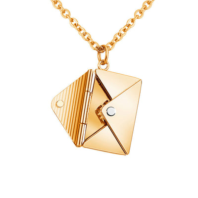 Love Letter Envelope Pendant Necklace Seasia