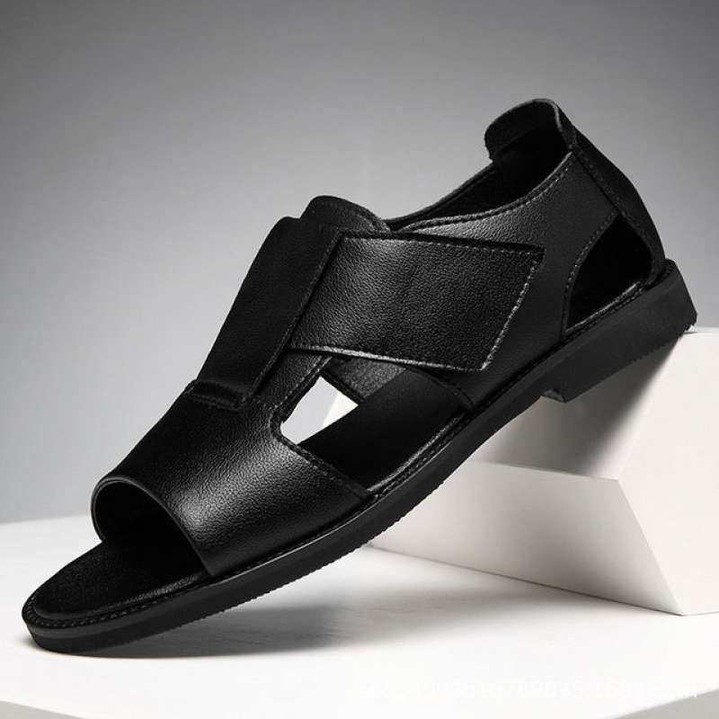 Men's Roman Style Leather Beach Sandals Seasia