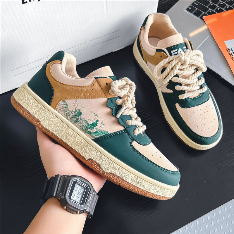 Men’s Lace-Up Casual Sneakers Seasia
