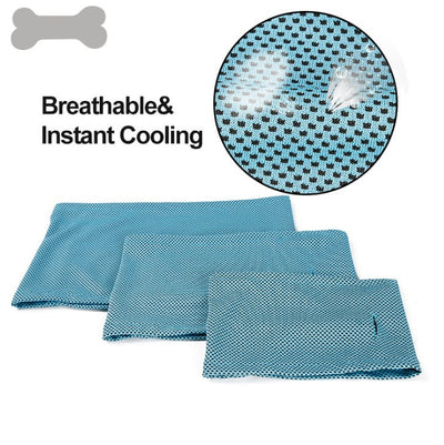 Instant Cooling Dog Bandana Collar Wrap Seasia