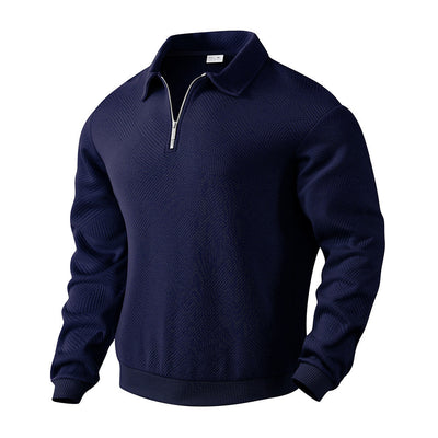 Men’s Jacquard Half-Zip Sweatshirt Seasia