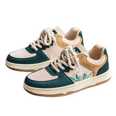 Men’s Lace-Up Casual Sneakers Seasia