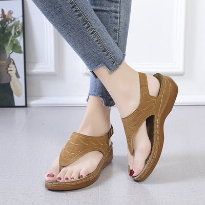 Casual Wedge Flip Flop Sandals Seasia