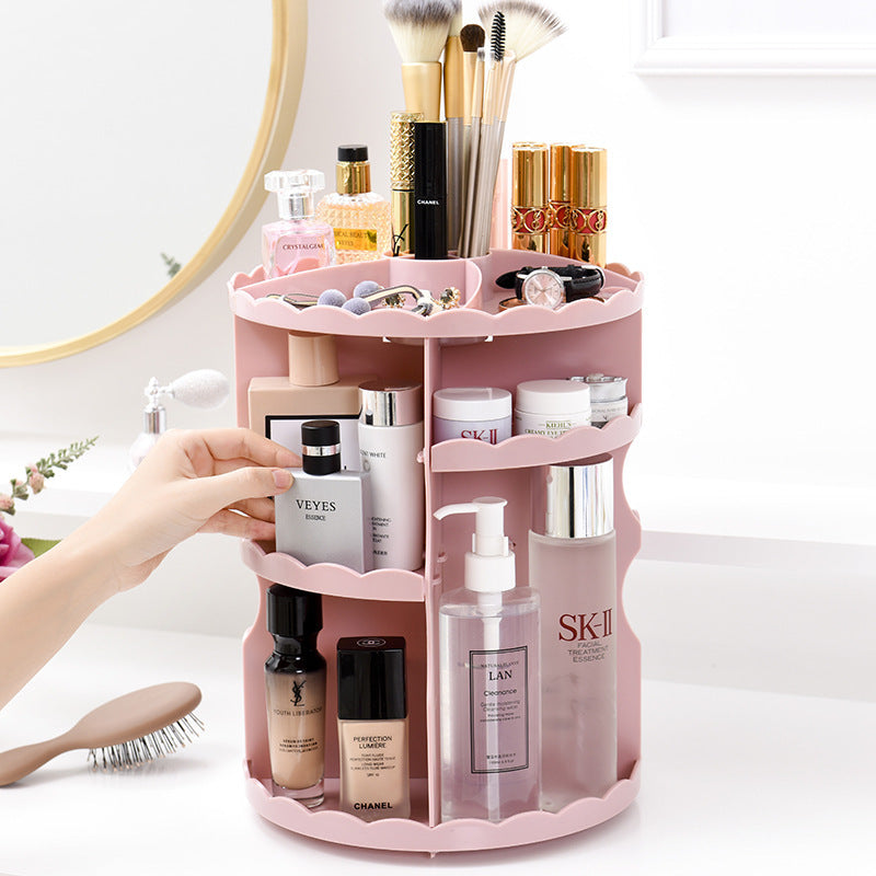 360° Rotating Makeup Organiser Box Seasia