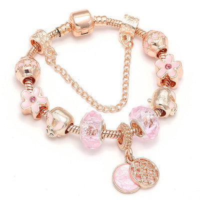 Rose Gold Geometric Love Bracelet Seasia