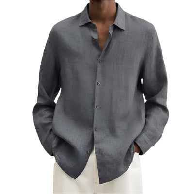Men’s Long Sleeve Lapel Shirt Seasia