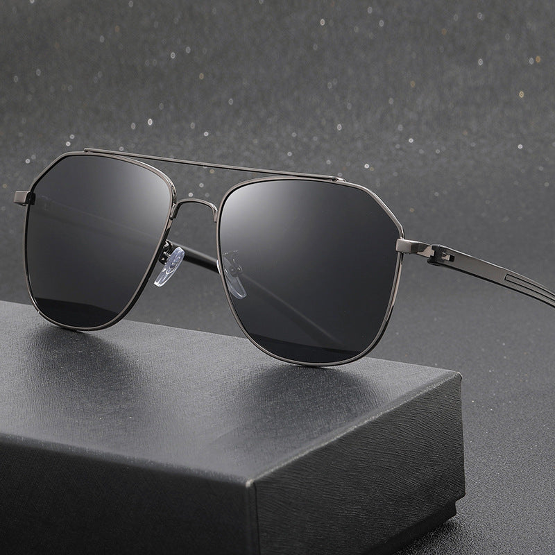 Men’s Double Bridge Aviator Sunglasses Seasia