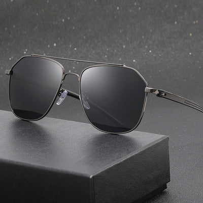 Men’s Double Bridge Aviator Sunglasses Seasia