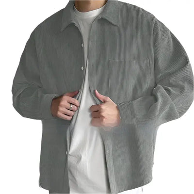 Men’s Corduroy Long-Sleeve Shirt Seasia